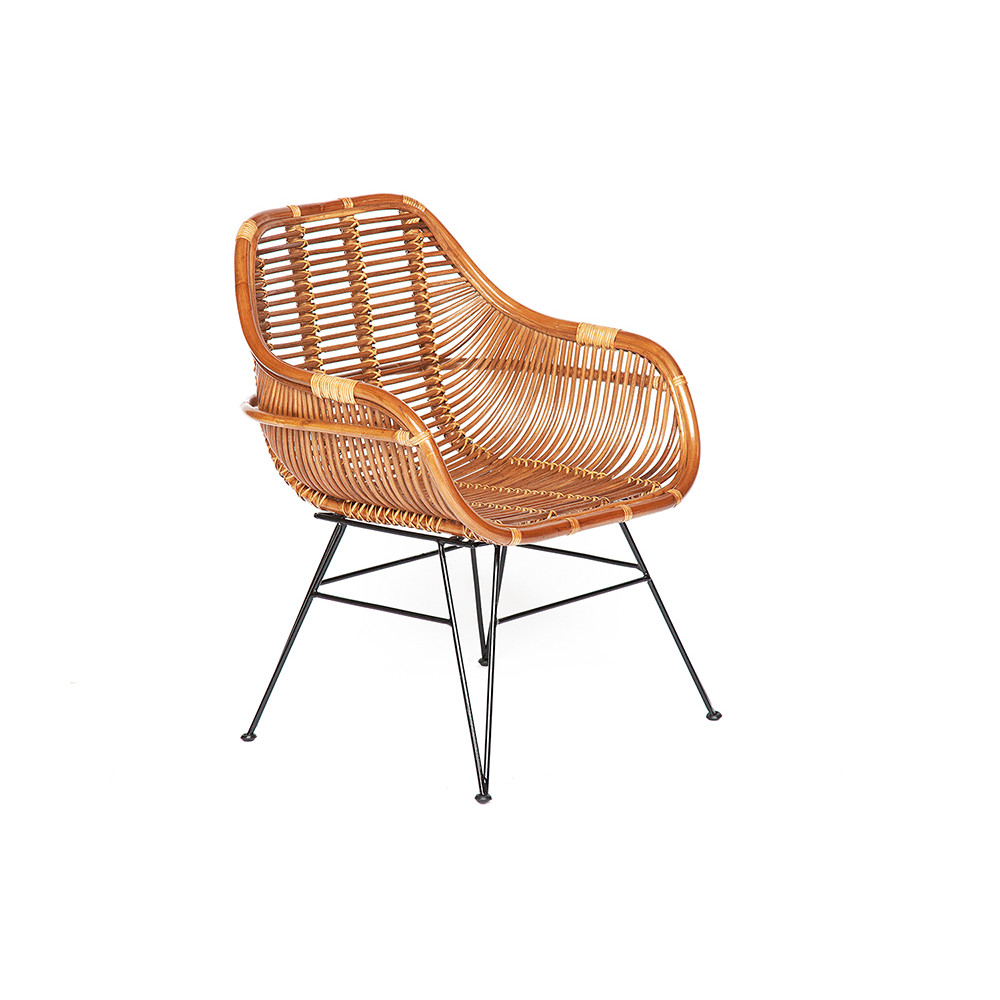 Кресло Secret de Maison Pitaya (Mod. 01 5089 SP KD/1-1), натуральный ротанг/металл